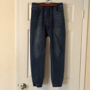 Cotton on track denim
